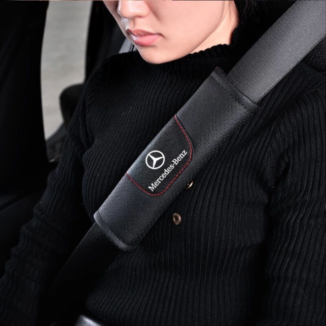 PROTEGE SANGLE DE CEINTURE DE SECURITE EN CUIR MERCEDES | WRC Rally Mega.Store