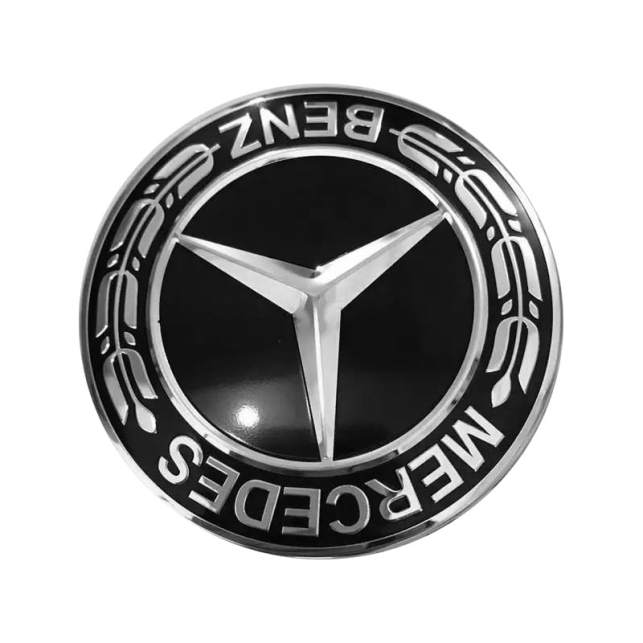 CACHE MOYEU MERCEDES BENZ NOIR 75MM | WRC Rally Mega.Store